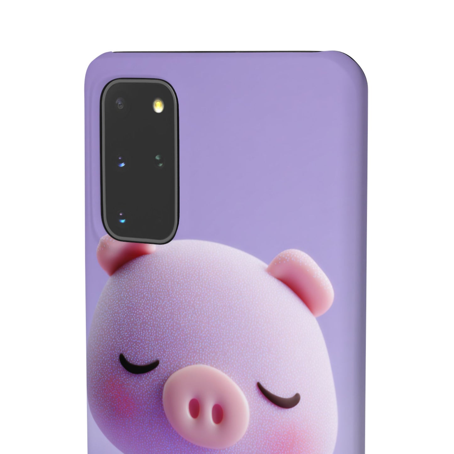 Cute Pig Snap Case for iPhone, Animal Lovers Phone Cover, Kawaii Aesthetic Accessory, Birthday Gift, Unique Phone Protection