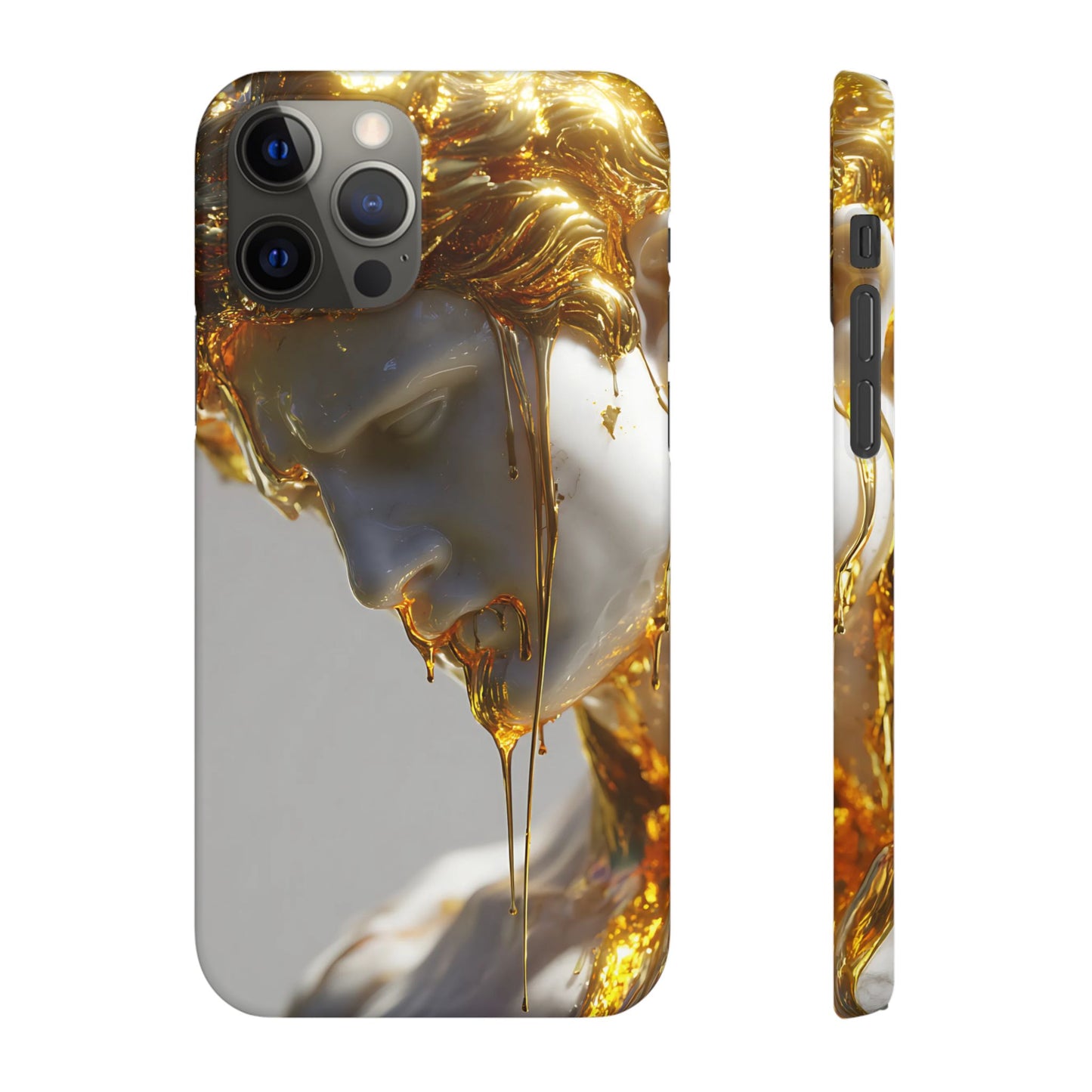 Gold Goddess Art Snap Case, Artistic Phone Cover, Unique Phone Accessory, Gift for Art Lovers, Stylish Protection