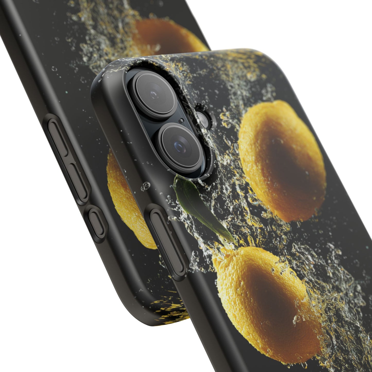 Lemon Splash Phone Case - Vibrant Snap Case, Fruit Lover Gift, Summer Vibes, Kitchen Decor, Unique Phone Accessories