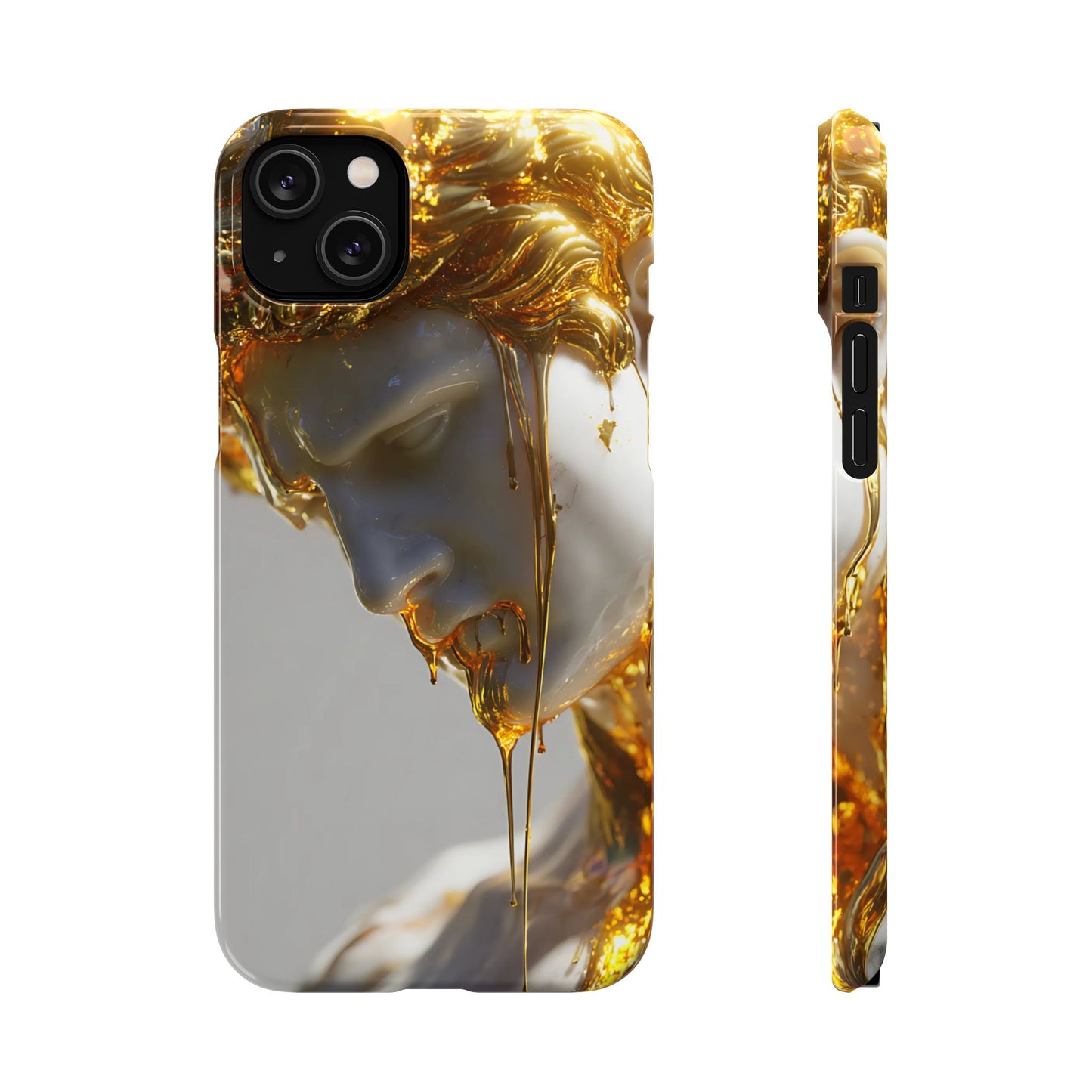 Gold Goddess Art Snap Case, Artistic Phone Cover, Unique Phone Accessory, Gift for Art Lovers, Stylish Protection