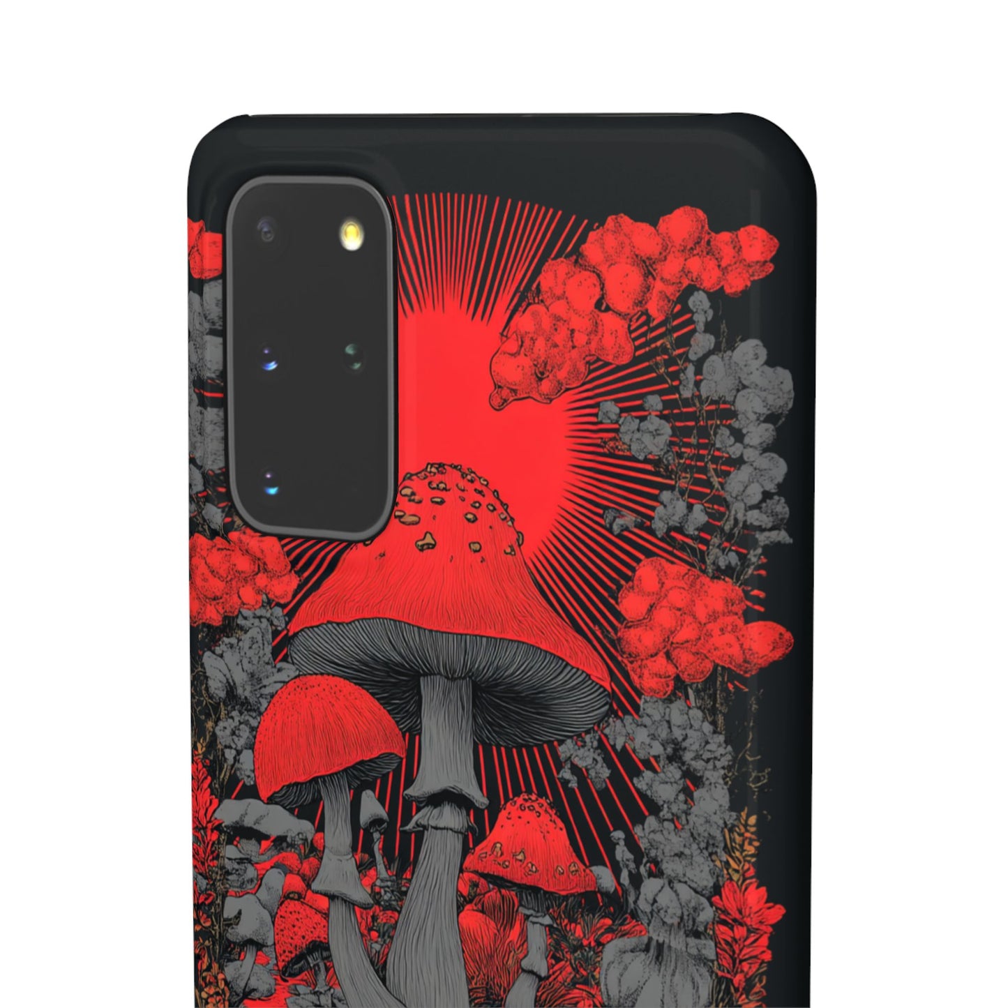 Fantasy Mushroom Snap Case Custom Phone Cover for iPhone and Samsung Mate and Glossy Avvialable