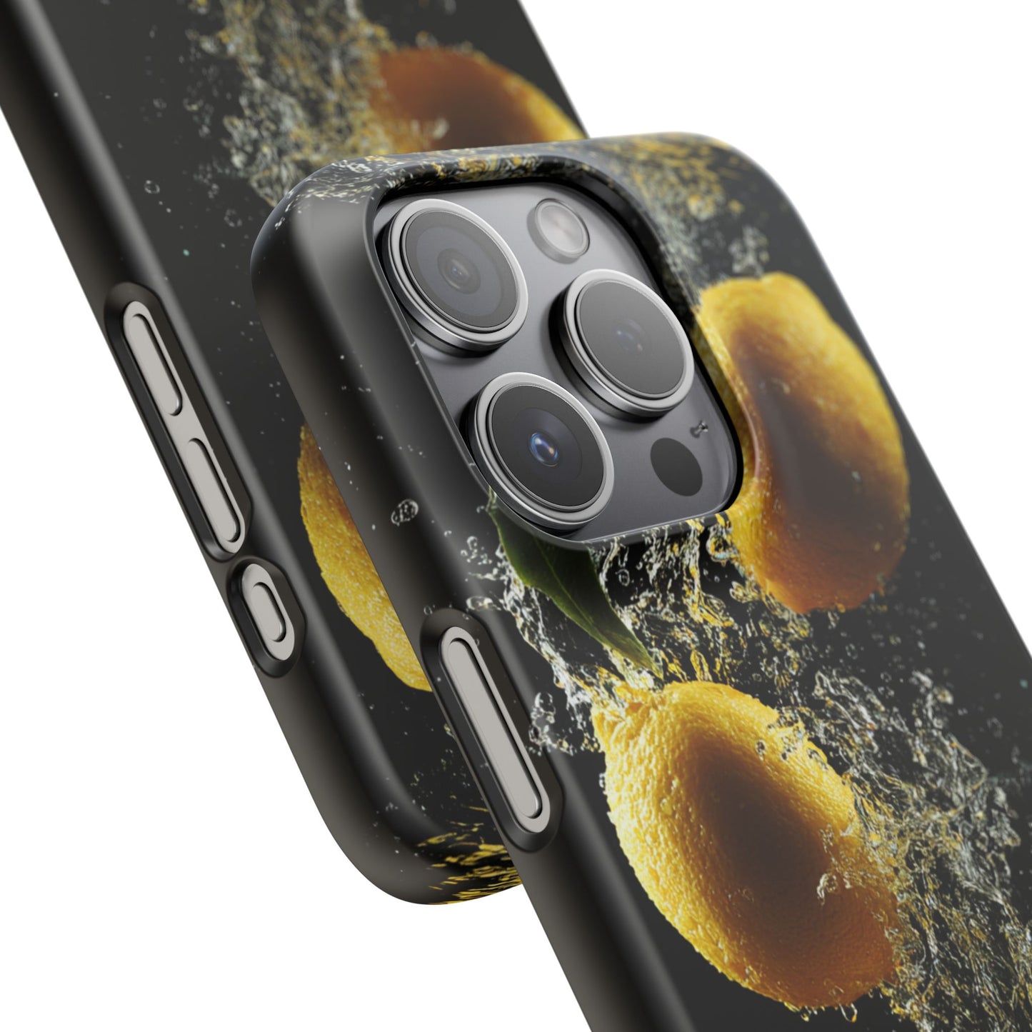 Lemon Splash Phone Case - Vibrant Snap Case, Fruit Lover Gift, Summer Vibes, Kitchen Decor, Unique Phone Accessories