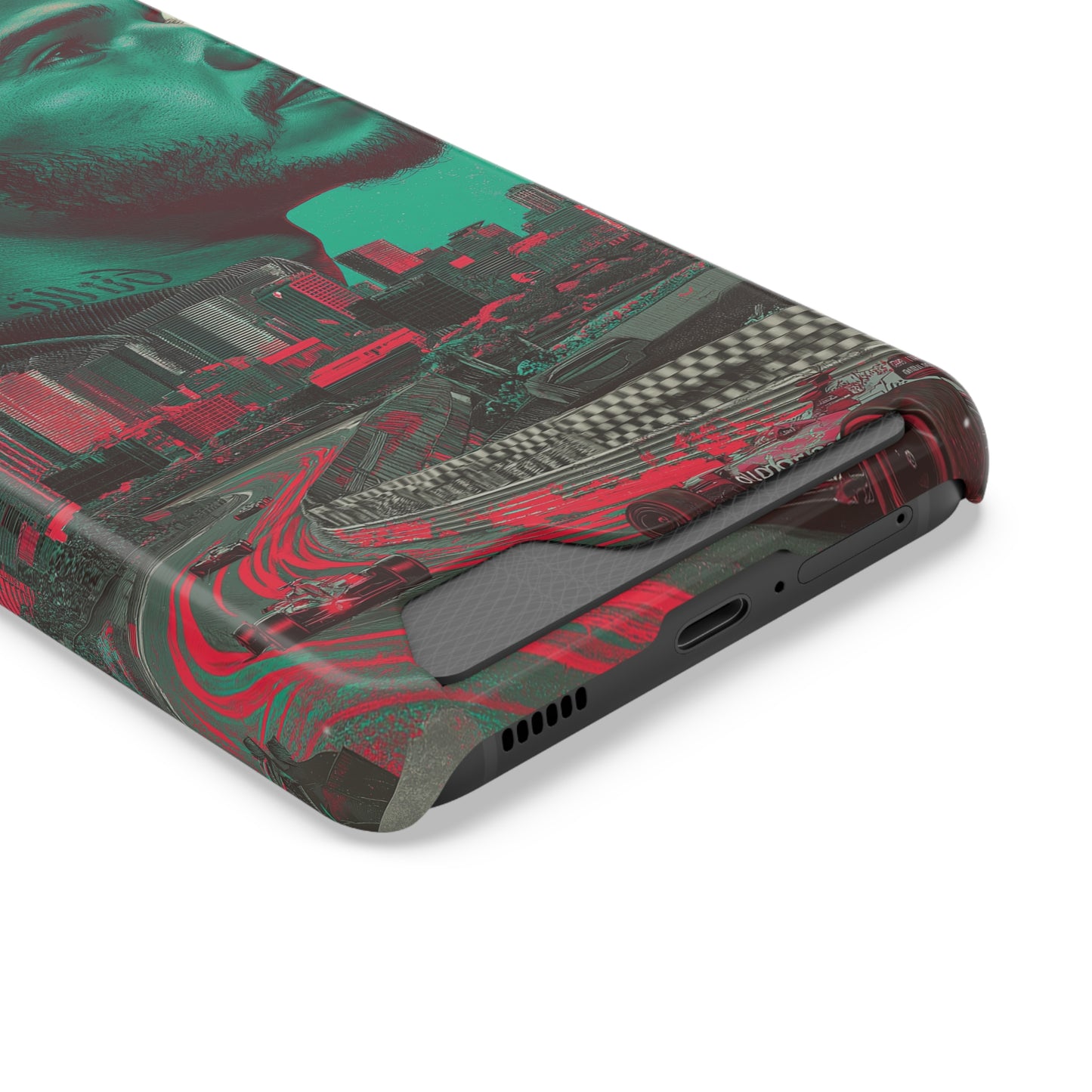 Racing Phone Case, Card Holder Case, Sports Phone Cover, Gift for Car Enthusiasts, Personalized Cell Phone Protector