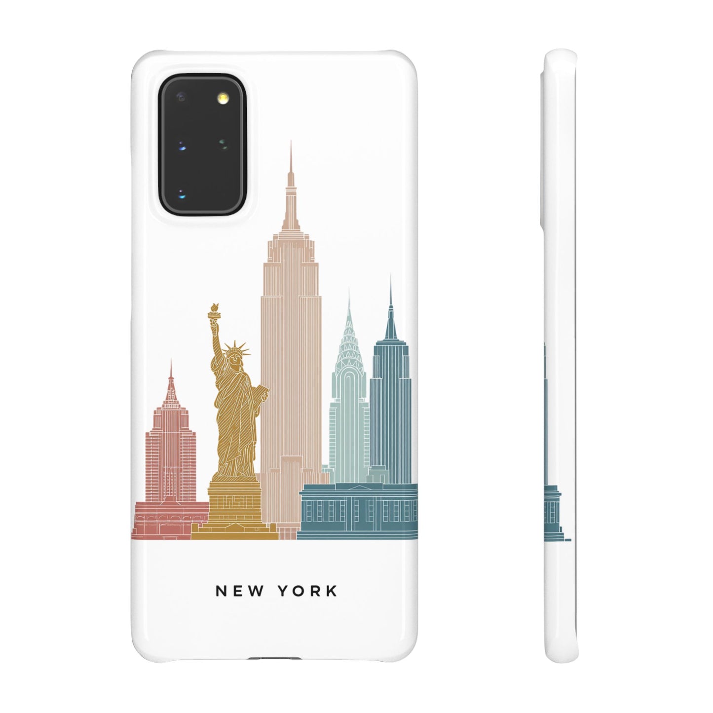 Stylish New York Snap Case, Urban Phone Cover, Cityscape Phone Case, Gift for Travelers, Trendy Protective Case