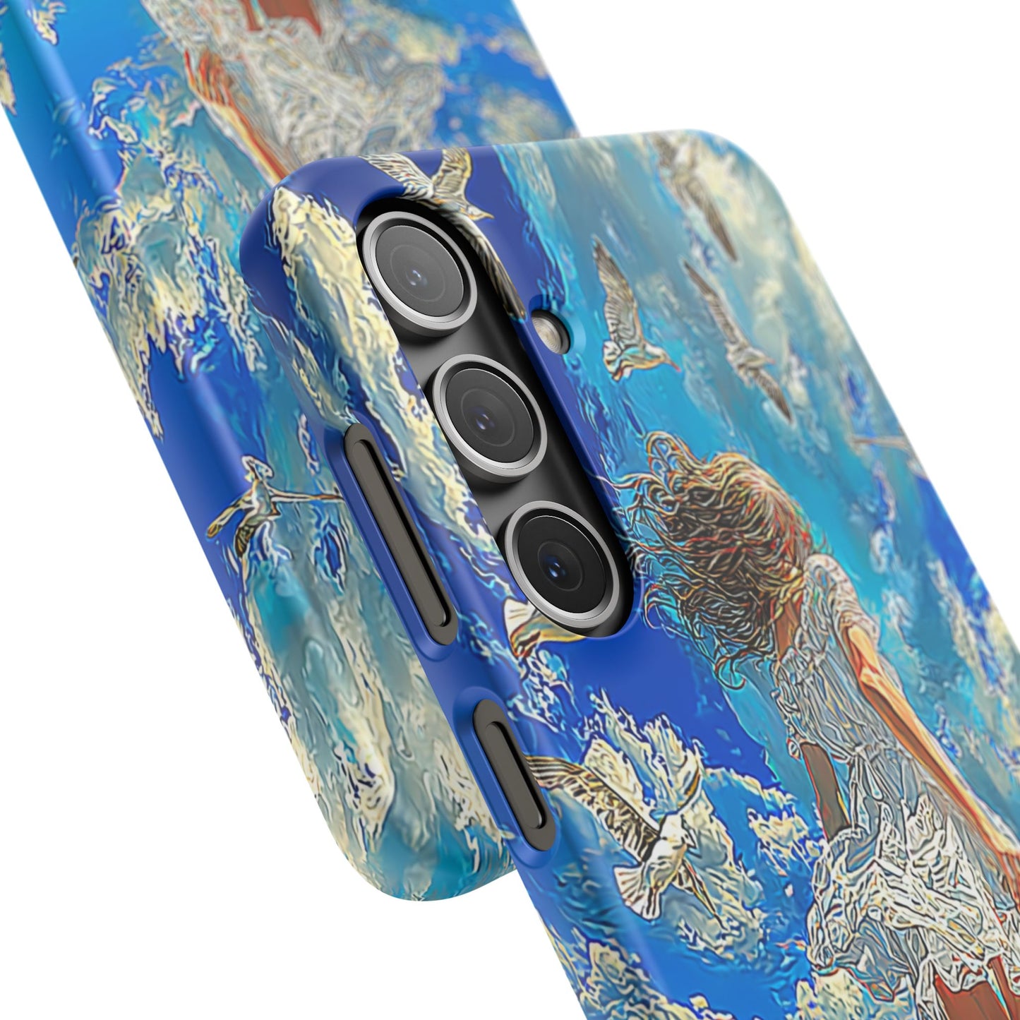 Dreamy Seaside Snap Case, Ocean Waves Phone Cover, Summer Vibe Gift, Cute Aesthetic Accessory, Beach Lover Case