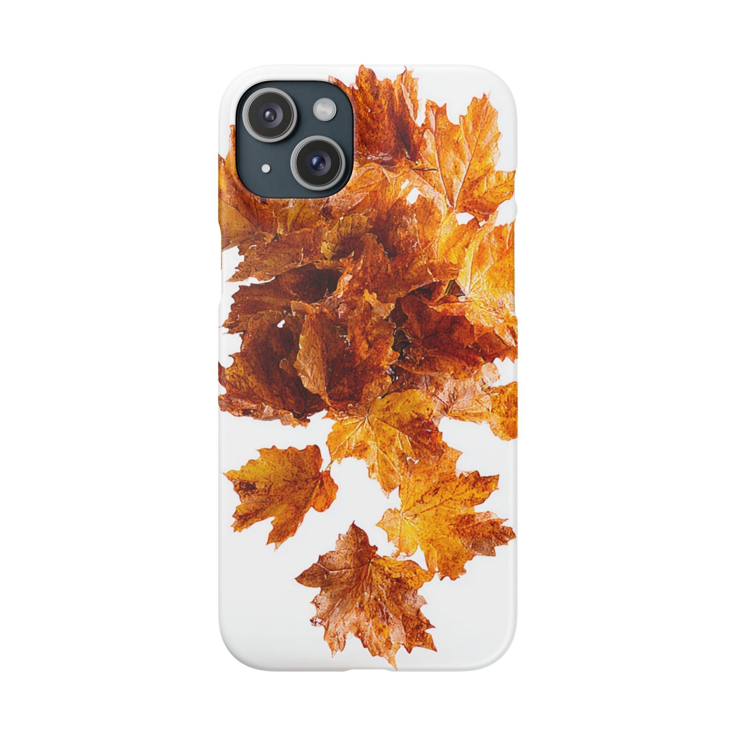 Autumn Leaf Phone Case | Fall Snap Cases, Phone Accessories, Nature Lover Gift, Seasonal Decor, Cozy Fall Vibes