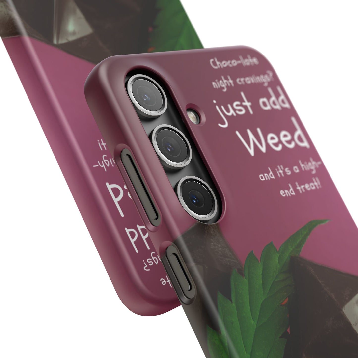 High-End Treat Snap Cases for Weed Enthusiasts Iphone and Samsung Phone Cover