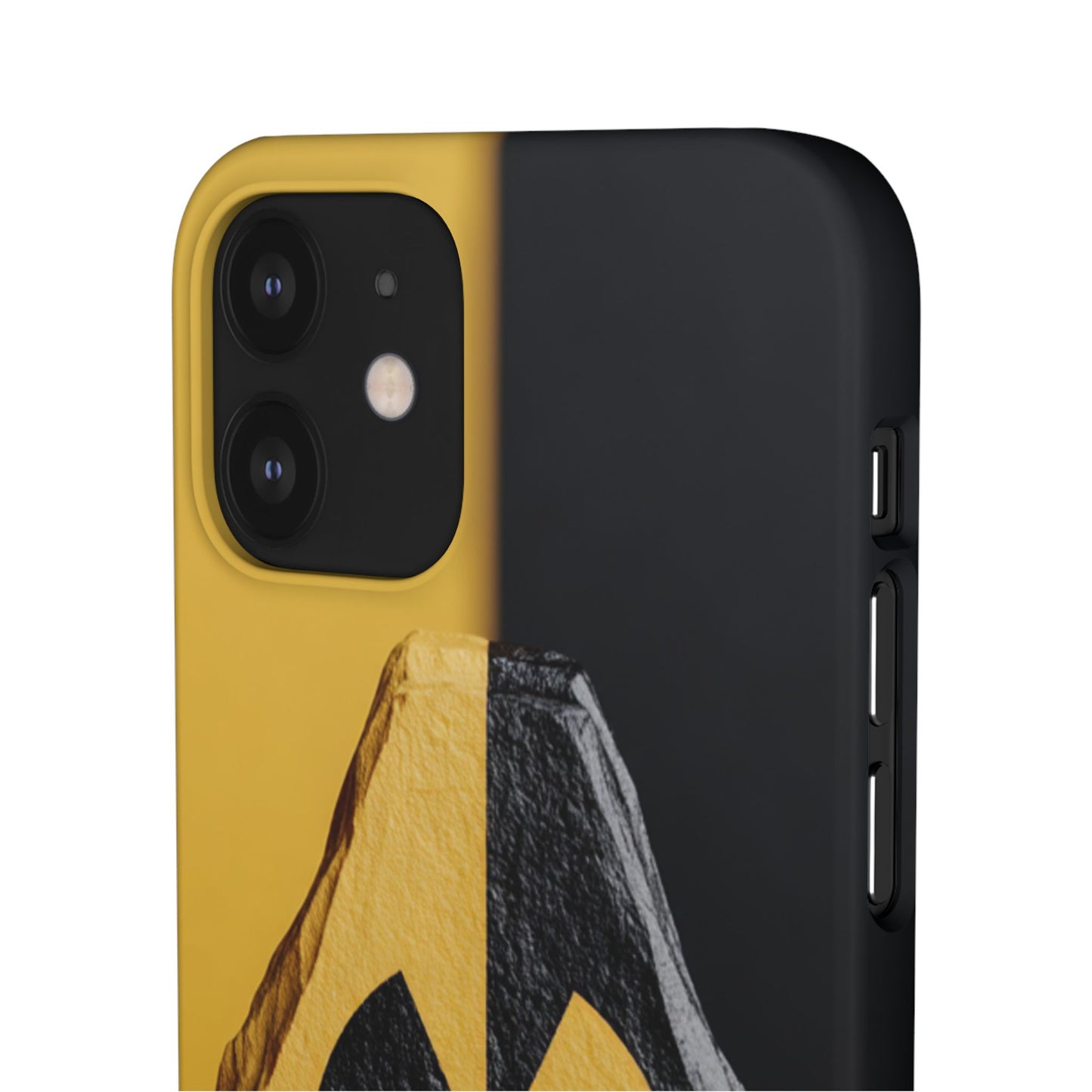 Bold Graphic Snap Case, Radiation Symbol Phone Cover, Trendy Phone Accessory, Unique Gift for Tech Lovers, Stylish Mobile Case