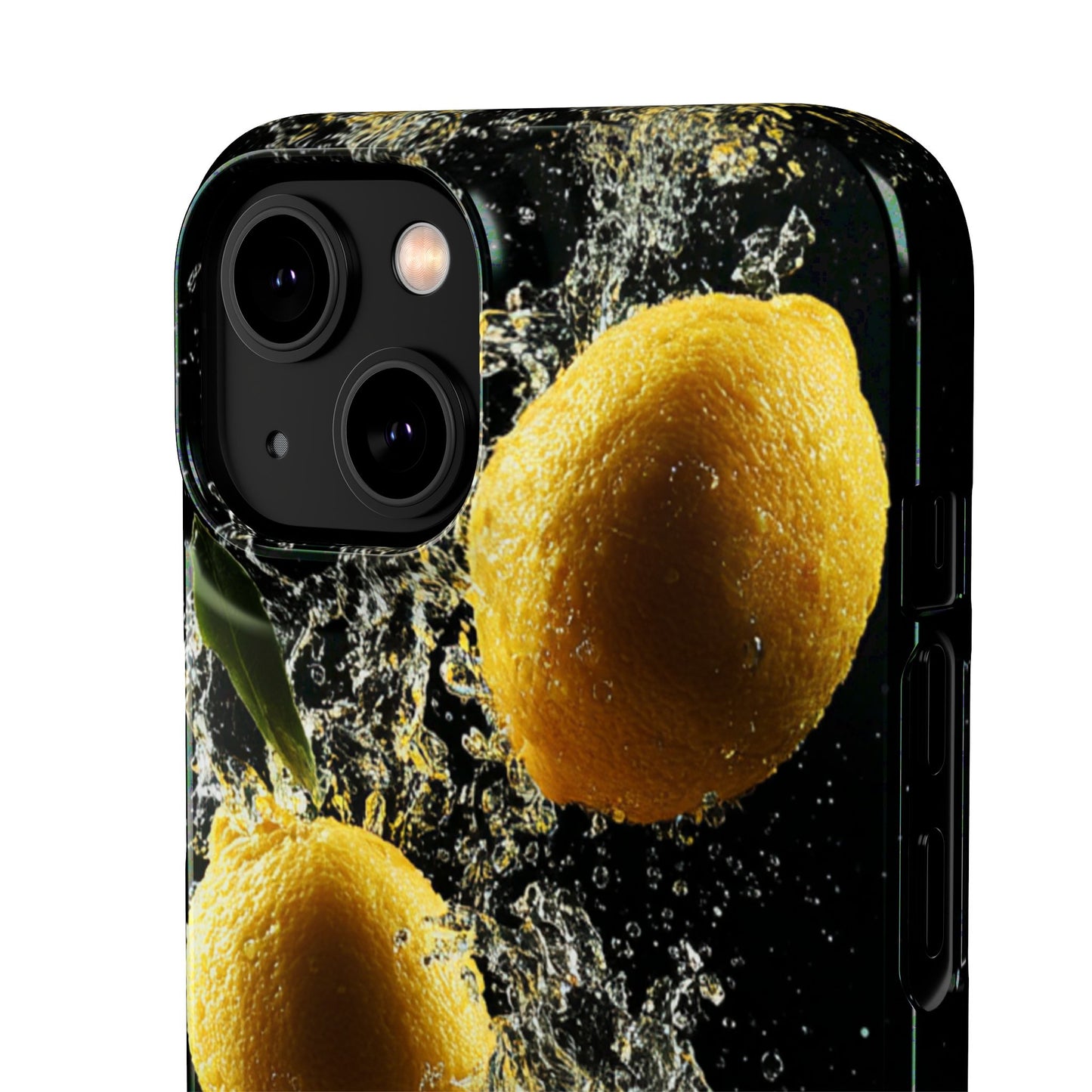 Lemon Splash Phone Case - Vibrant Snap Case, Fruit Lover Gift, Summer Vibes, Kitchen Decor, Unique Phone Accessories