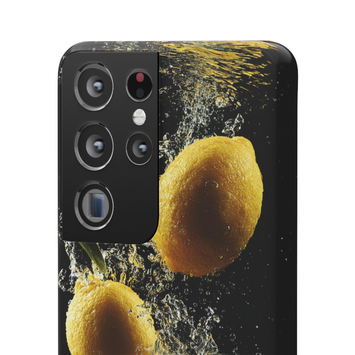 Lemon Splash Phone Case - Vibrant Snap Case, Fruit Lover Gift, Summer Vibes, Kitchen Decor, Unique Phone Accessories