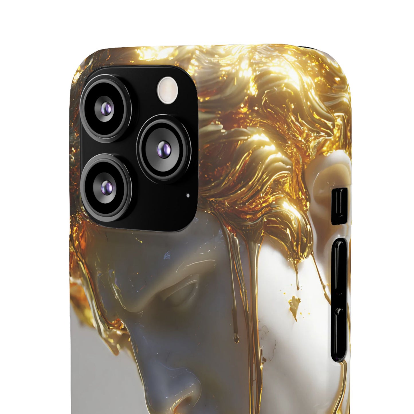 Gold Goddess Art Snap Case, Artistic Phone Cover, Unique Phone Accessory, Gift for Art Lovers, Stylish Protection