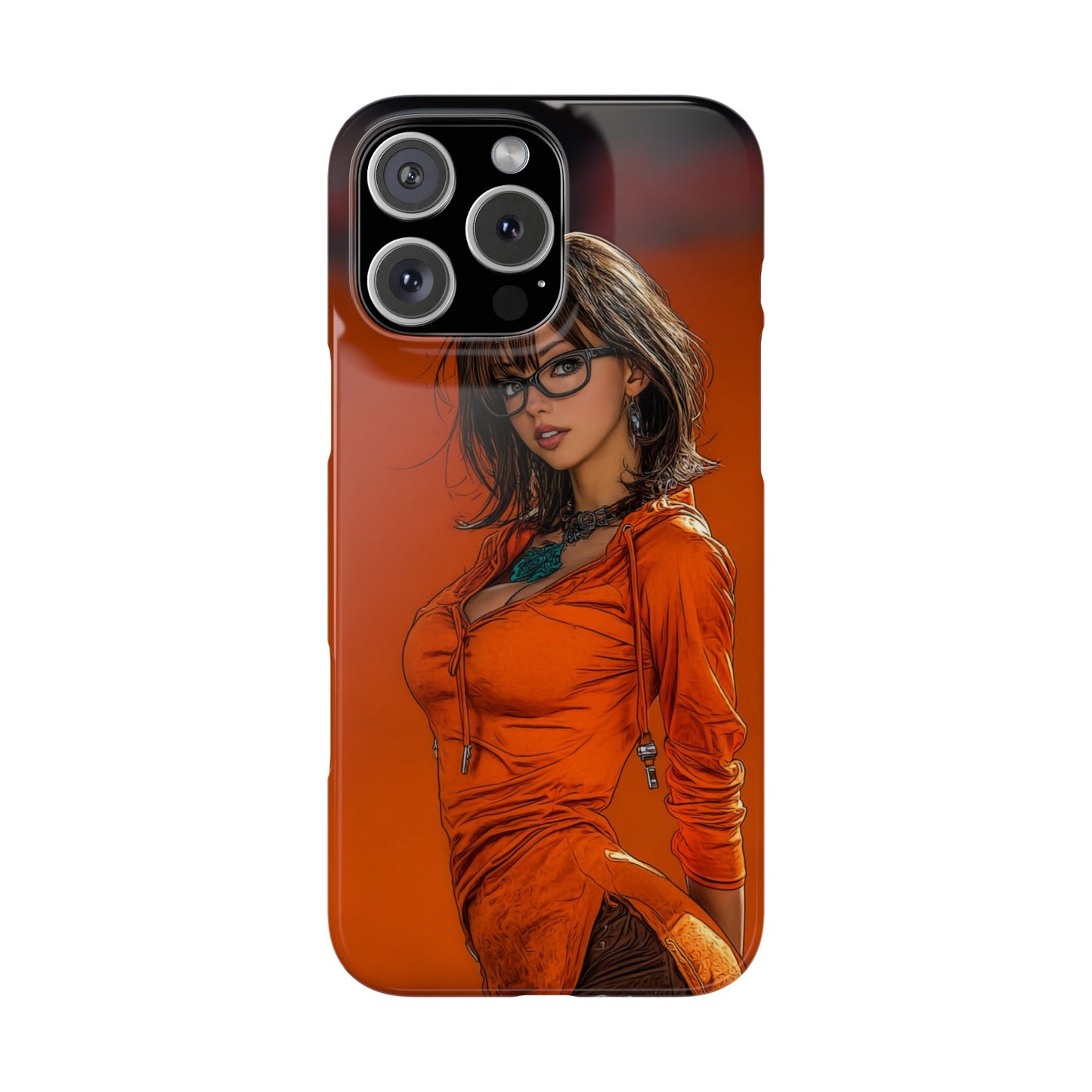 Velma Dinkley Cleveland Browns Fan Snap Cases, Phone Cover, Cartoon Style Art, Custom Case, Protective Shell