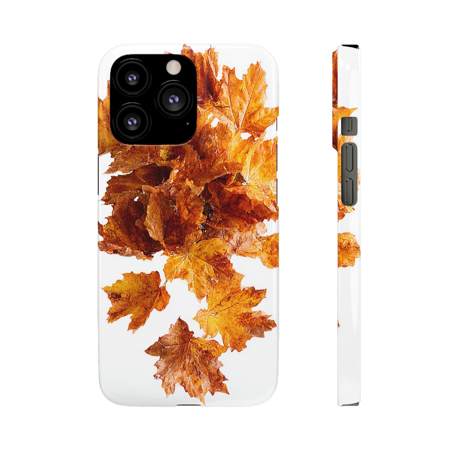 Autumn Leaf Phone Case | Fall Snap Cases, Phone Accessories, Nature Lover Gift, Seasonal Decor, Cozy Fall Vibes