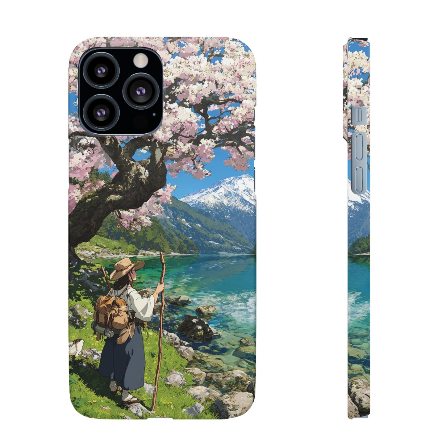 Nature-Inspired Snap Cases for Phone Protection, Floral Phone Covers, Cherry Blossom Aesthetic, Gifts for Nature Lovers, Spring Accessories