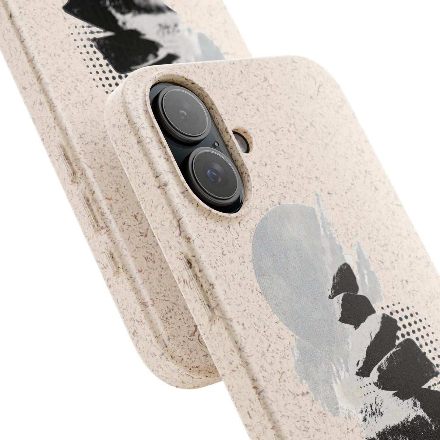 Biodegradable Plastic Free Phone Case Minimalistic Cairn Design Suitable For Iphones And Samsungs