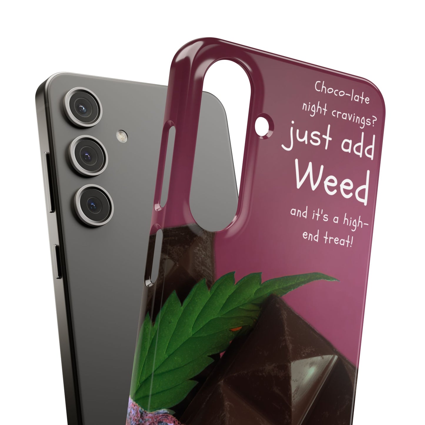 High-End Treat Snap Cases for Weed Enthusiasts Iphone and Samsung Phone Cover