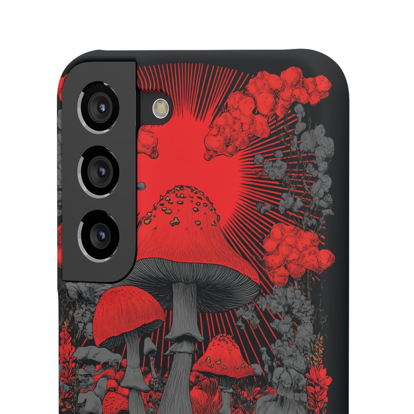 Fantasy Mushroom Snap Case Custom Phone Cover for iPhone and Samsung Mate and Glossy Avvialable
