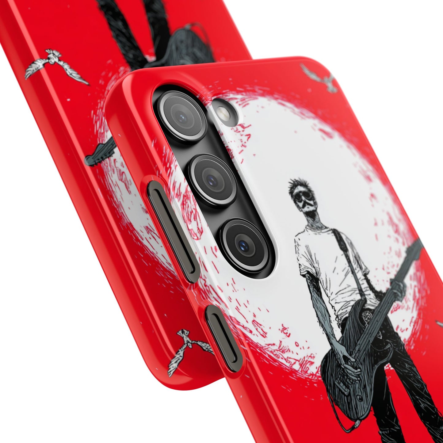 Rock & Roll Snap Cases - Music Lover's Phone Protection, Edgy Art, Gift for Guitarists, Cool Accessory for Teens