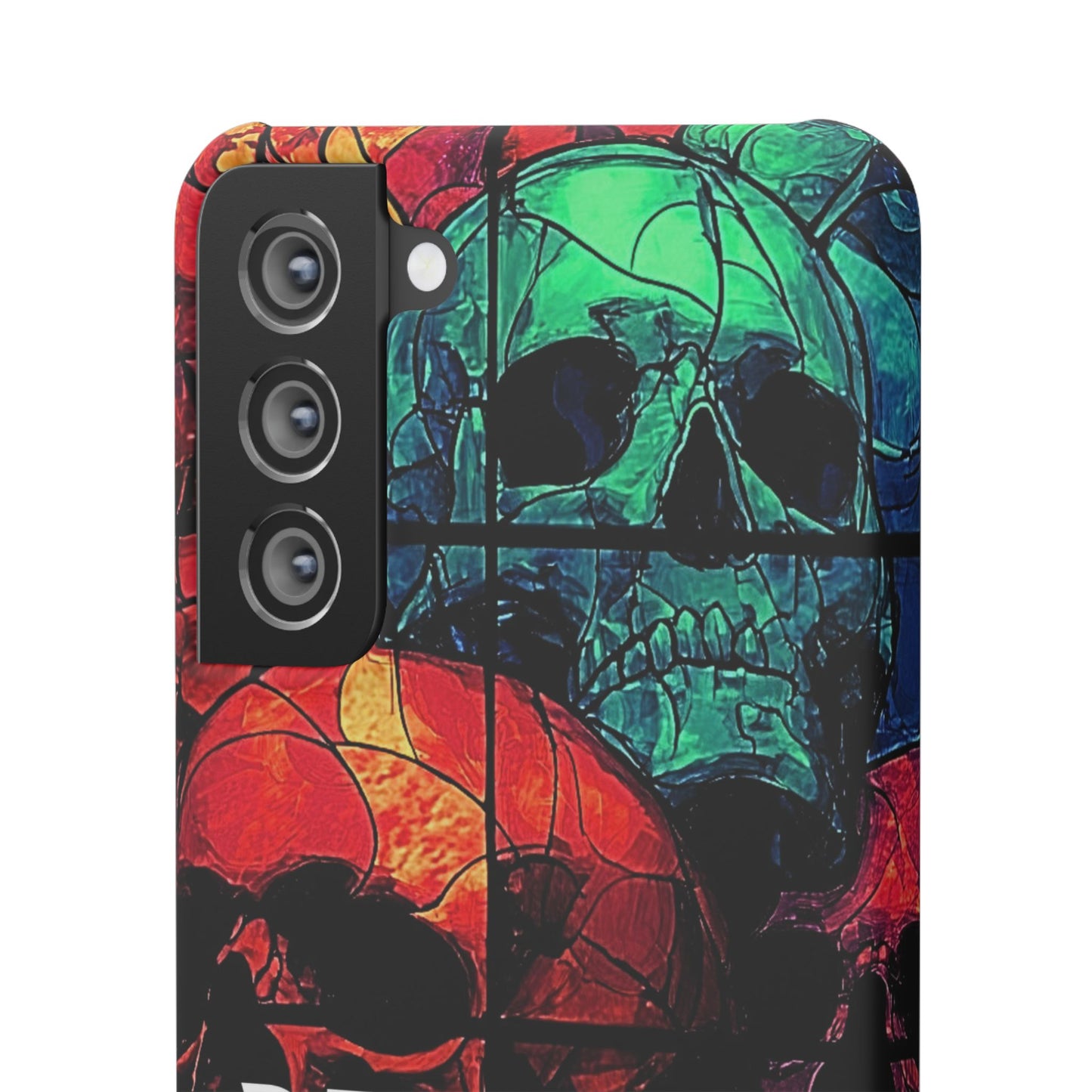 Halloween Custom Requiem Skull Snap Case Phone Cover for iPhone and Samsung