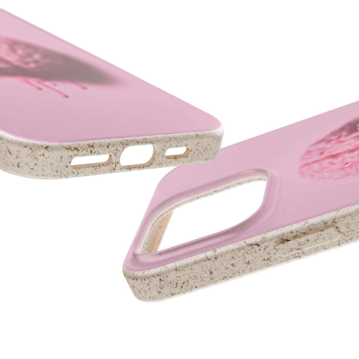 Eco-Friendly Brain Design Phone Case, Biodegradable Phone Cover, Unique Gift for Tech Lovers, Sustainable Accessory, Cute Phone Case