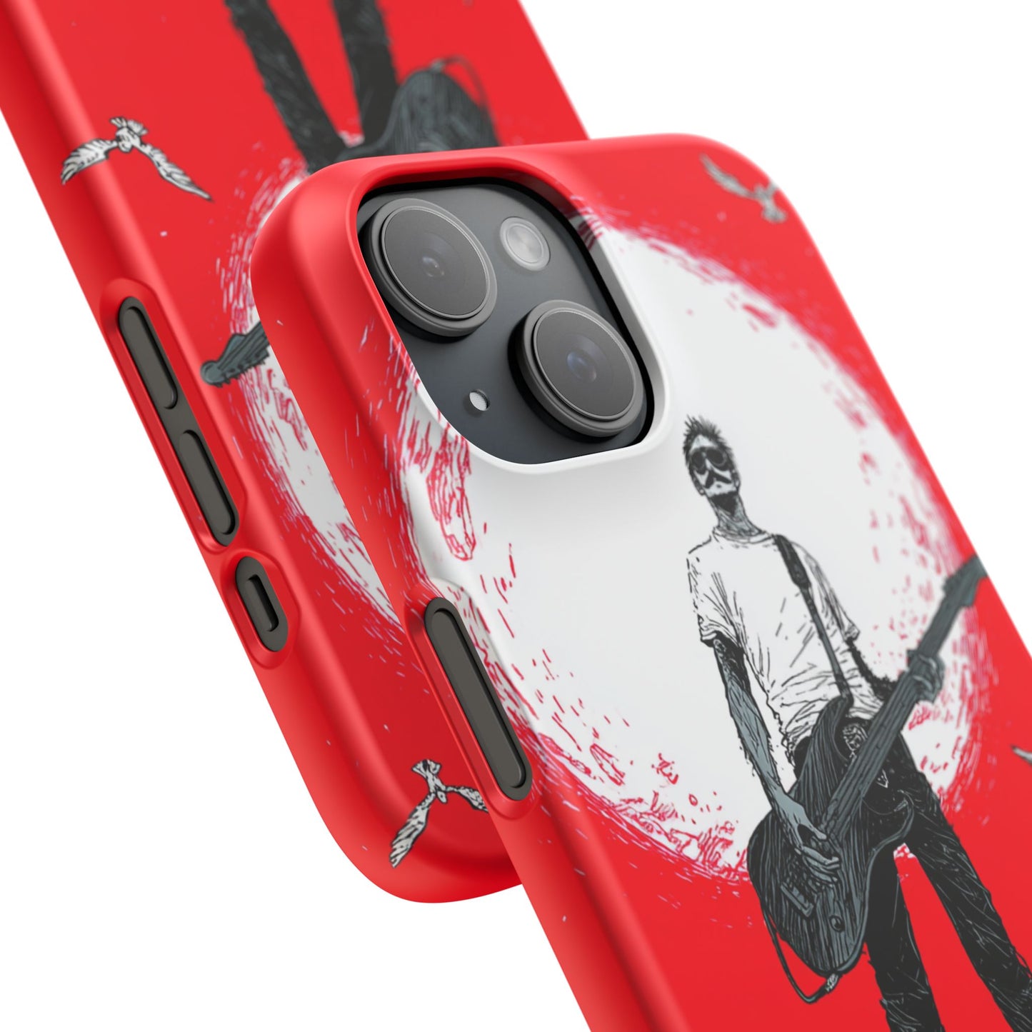 Rock & Roll Snap Cases - Music Lover's Phone Protection, Edgy Art, Gift for Guitarists, Cool Accessory for Teens