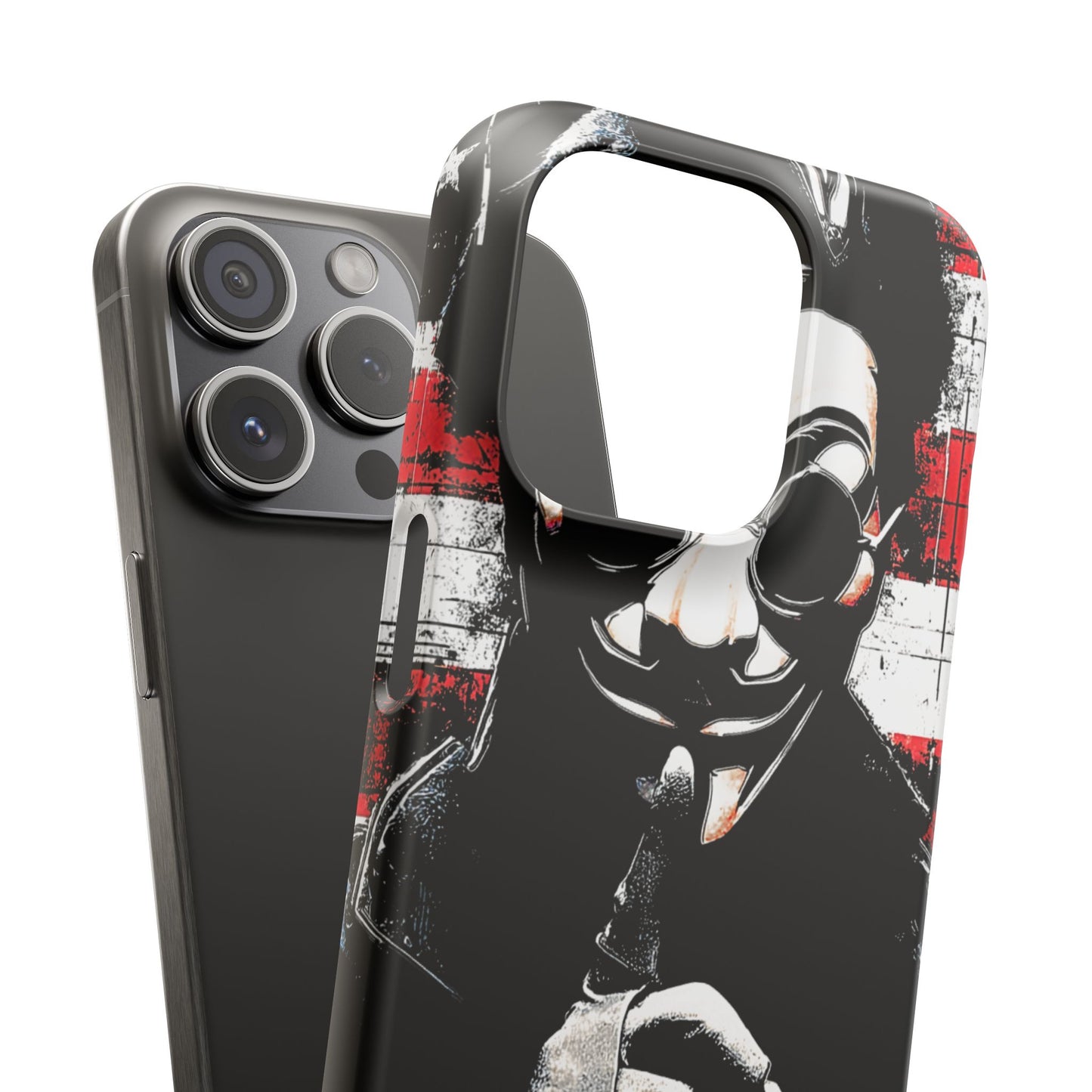 Anonimous & Guy Fawkes Art Snap Case and Protective Phone Cover For iPhone and Samsung