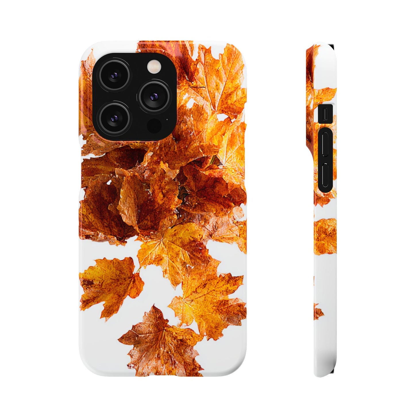 Autumn Leaf Phone Case | Fall Snap Cases, Phone Accessories, Nature Lover Gift, Seasonal Decor, Cozy Fall Vibes