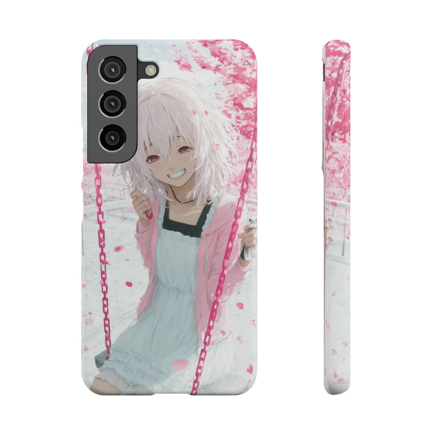 Anime Character Snap Cases for Phone, Cute Aesthetic Phone Cover, Gifts for Otaku, Floral Design, Unique Phone Cases