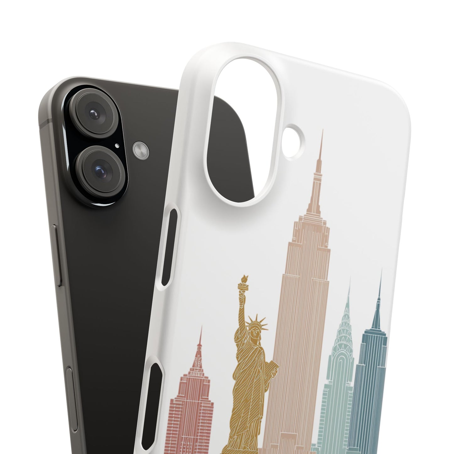 Stylish New York Snap Case, Urban Phone Cover, Cityscape Phone Case, Gift for Travelers, Trendy Protective Case