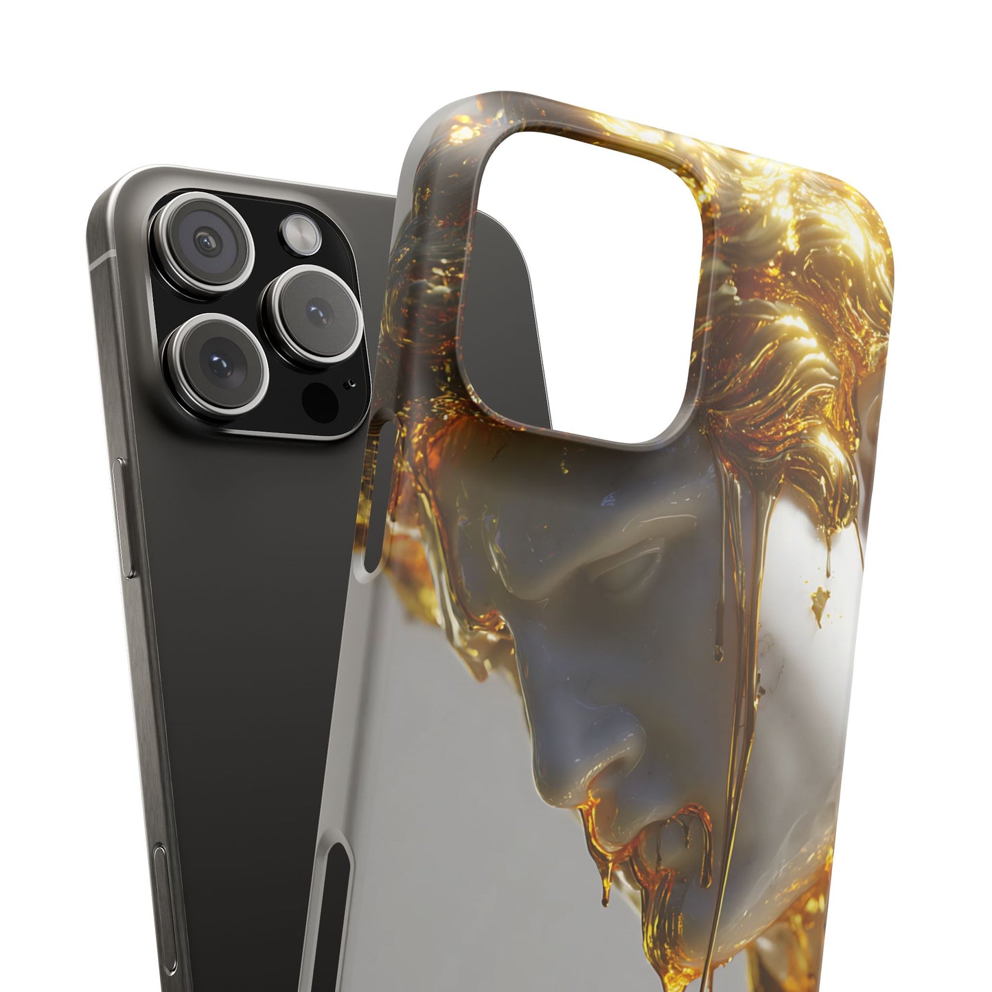 Gold Goddess Art Snap Case, Artistic Phone Cover, Unique Phone Accessory, Gift for Art Lovers, Stylish Protection