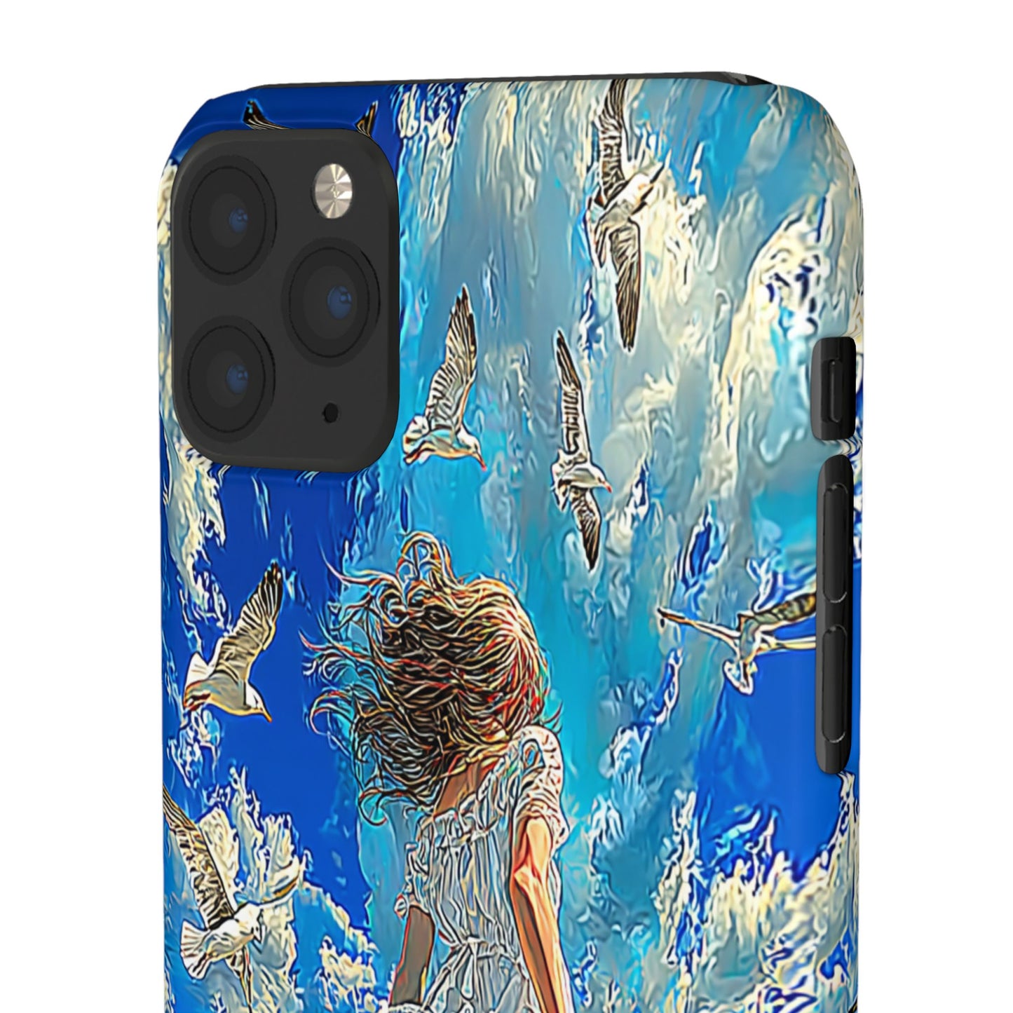 Dreamy Seaside Snap Case, Ocean Waves Phone Cover, Summer Vibe Gift, Cute Aesthetic Accessory, Beach Lover Case