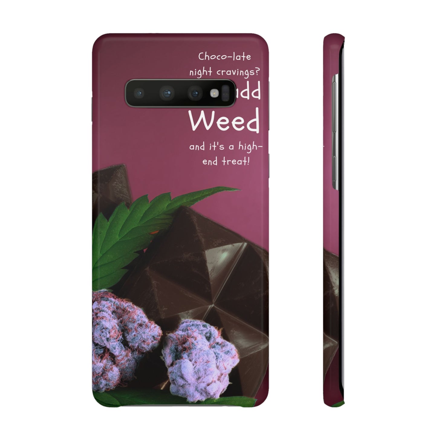 High-End Treat Snap Cases for Weed Enthusiasts Iphone and Samsung Phone Cover