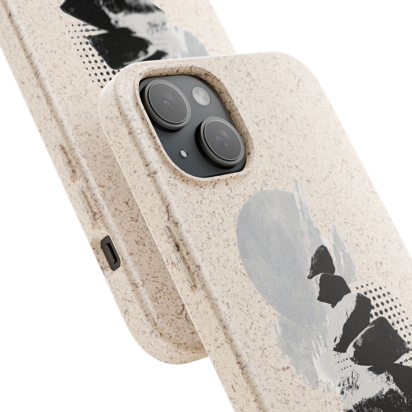 Biodegradable Plastic Free Phone Case Minimalistic Cairn Design Suitable For Iphones And Samsungs