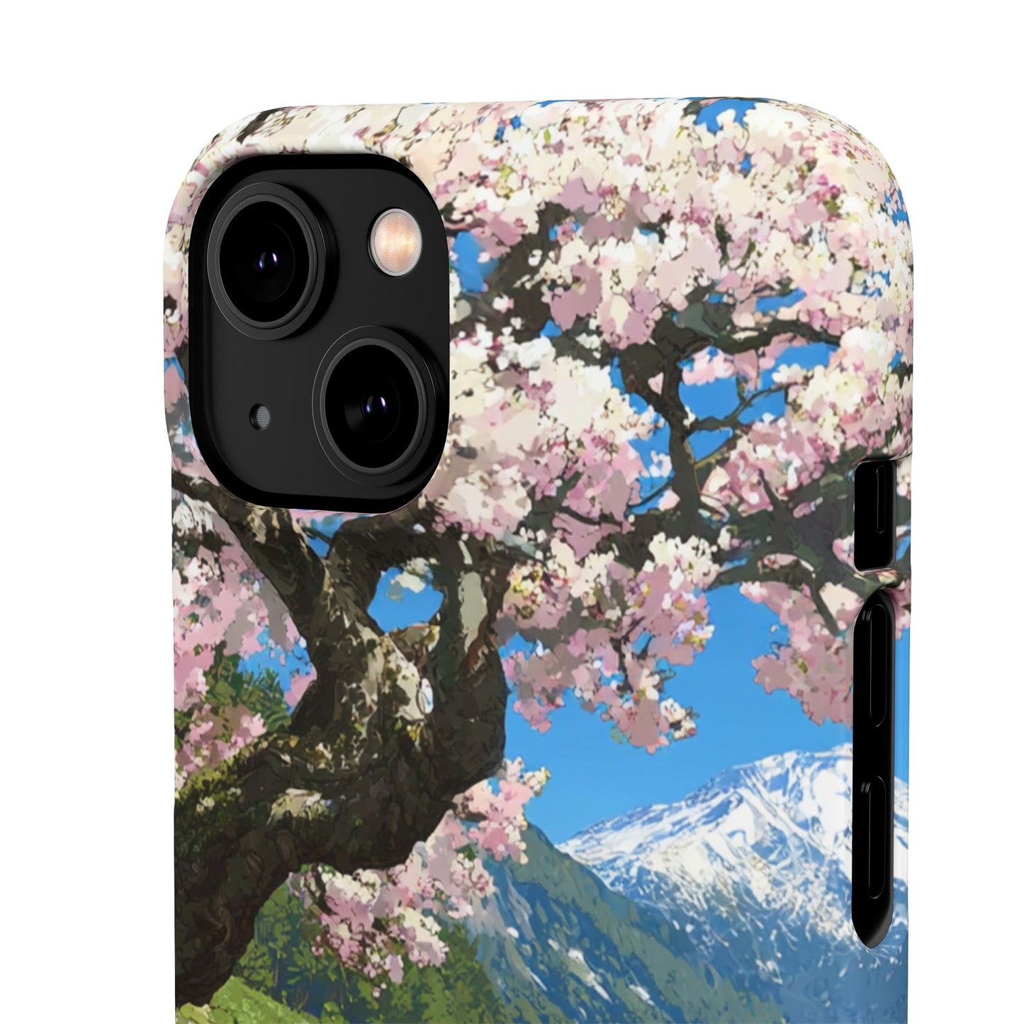 Nature-Inspired Snap Cases for Phone Protection, Floral Phone Covers, Cherry Blossom Aesthetic, Gifts for Nature Lovers, Spring Accessories