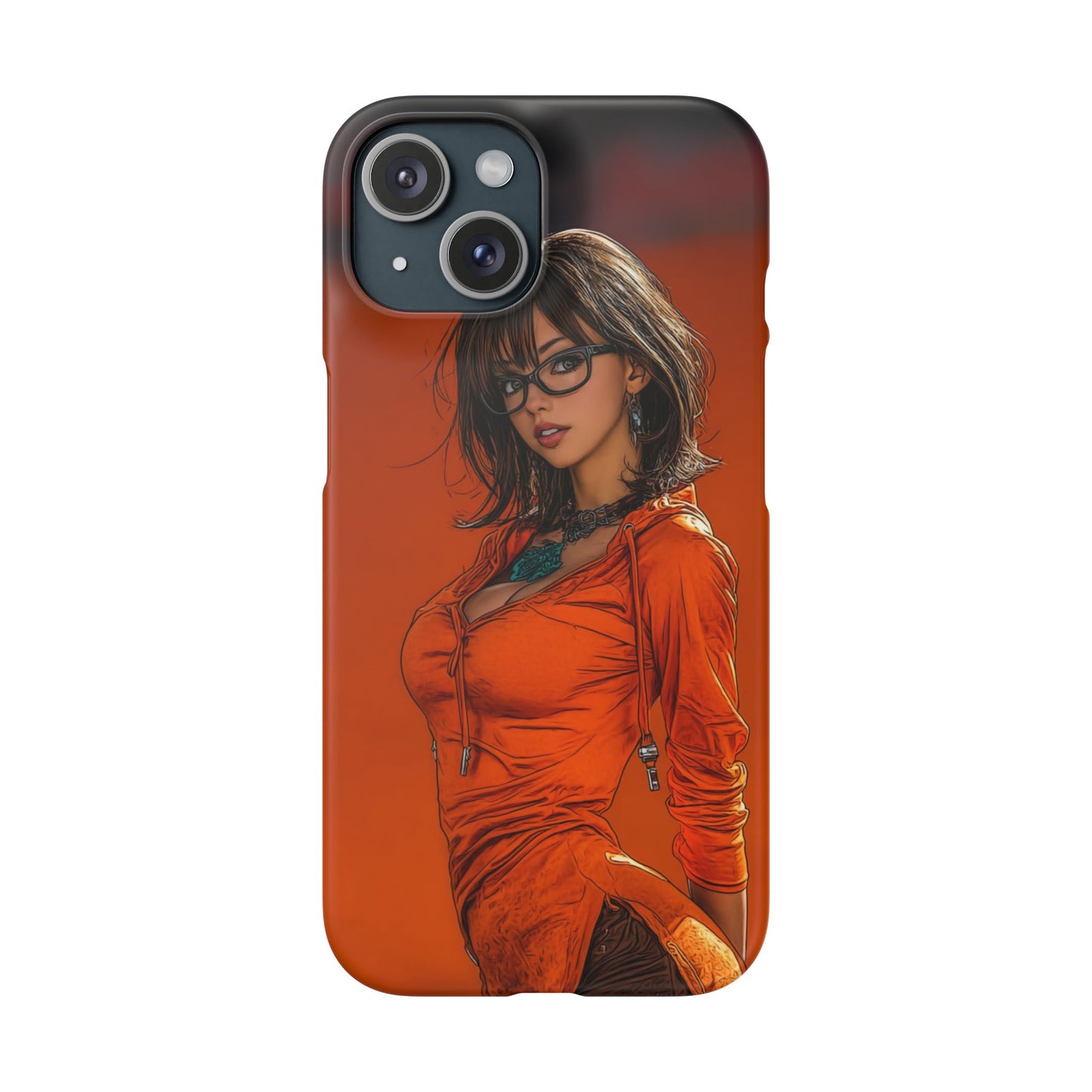 Velma Dinkley Cleveland Browns Fan Snap Cases, Phone Cover, Cartoon Style Art, Custom Case, Protective Shell