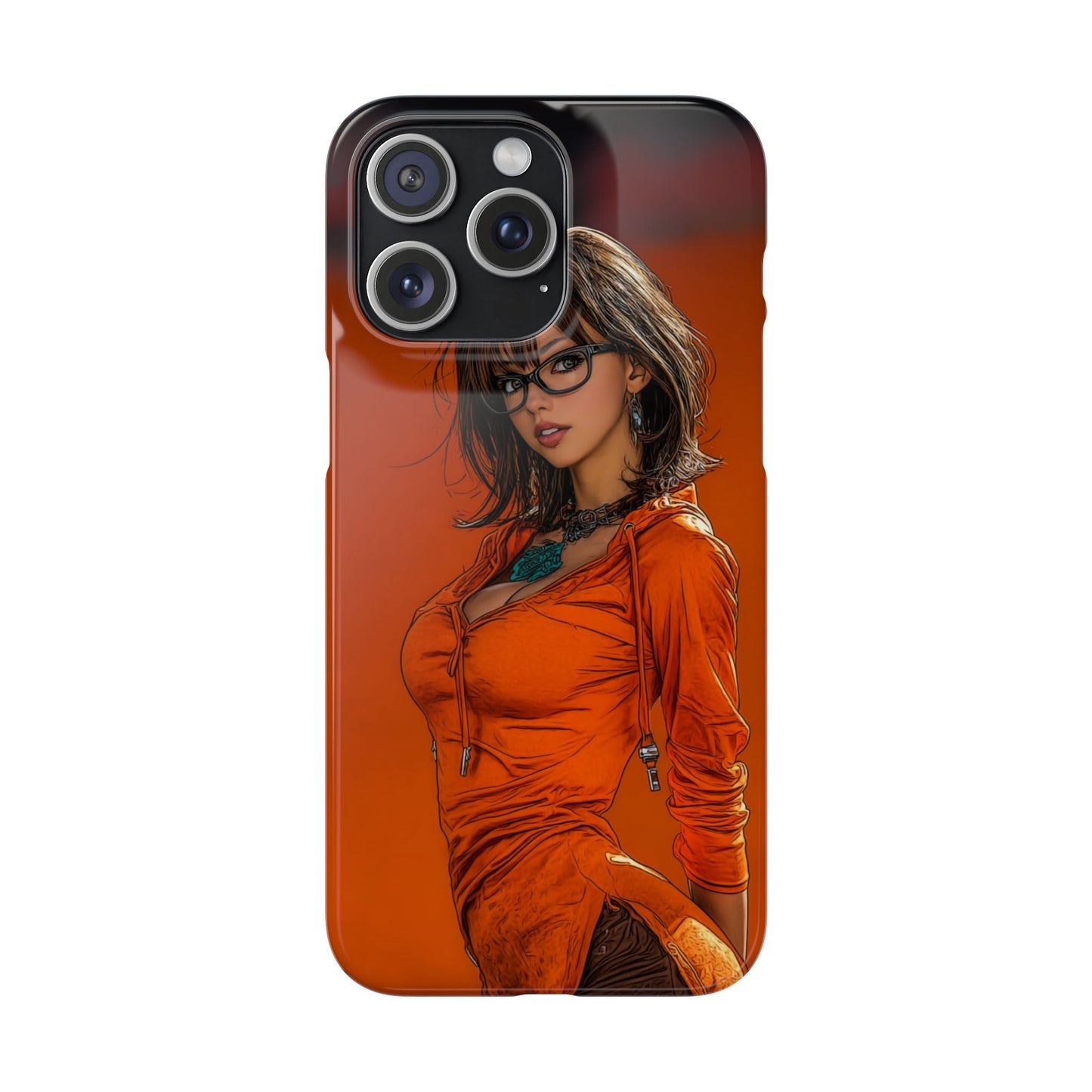 Velma Dinkley Cleveland Browns Fan Snap Cases, Phone Cover, Cartoon Style Art, Custom Case, Protective Shell