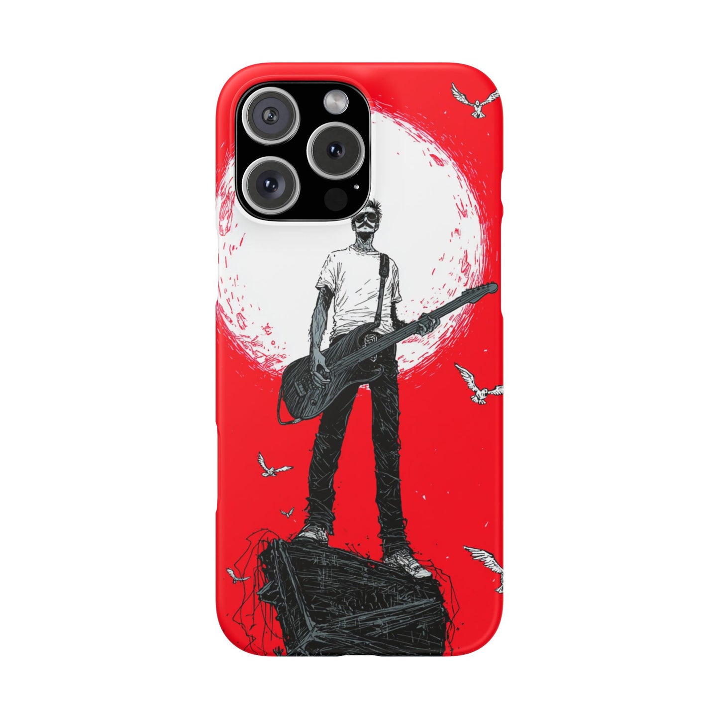 Rock & Roll Snap Cases - Music Lover's Phone Protection, Edgy Art, Gift for Guitarists, Cool Accessory for Teens