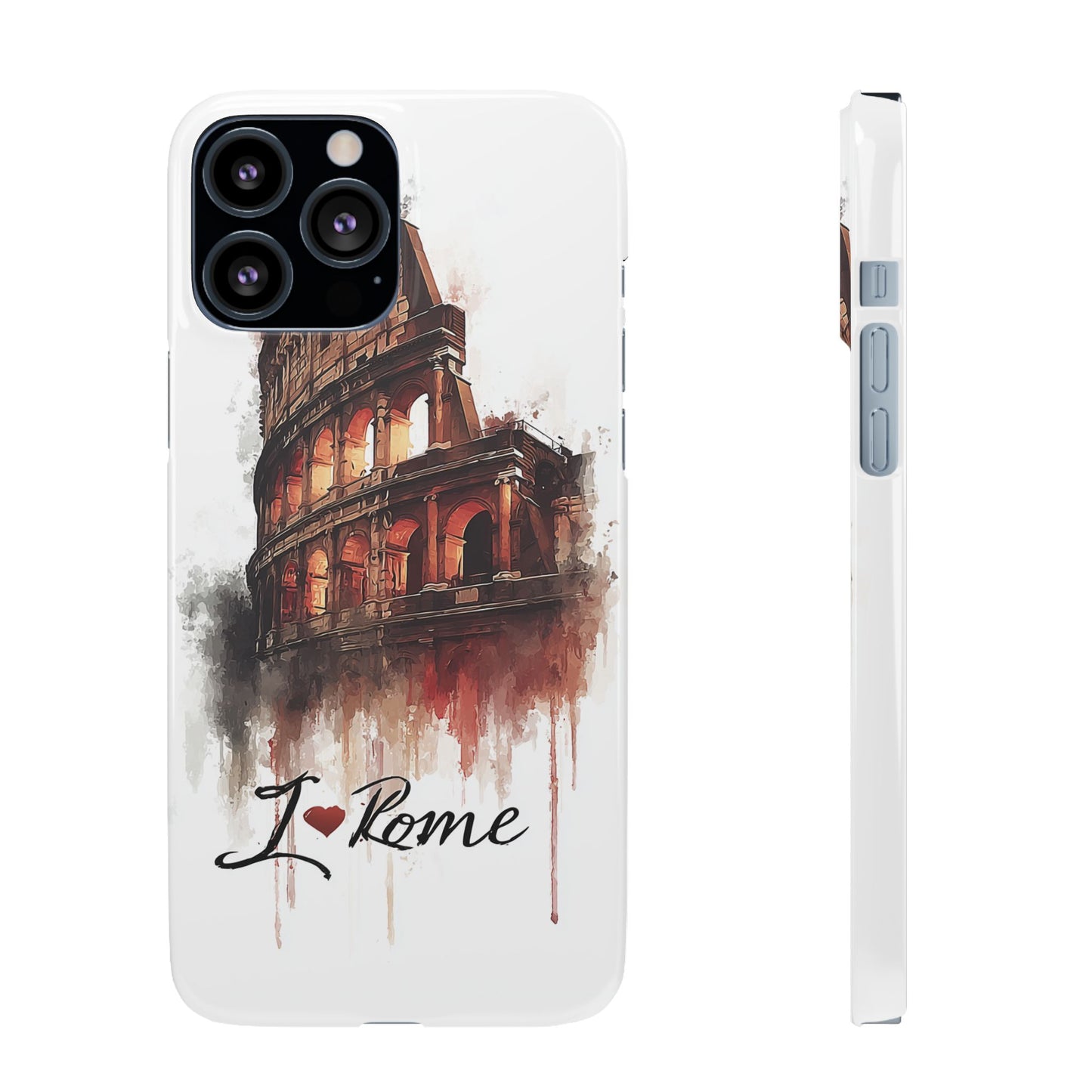 I Love Rome Snap Cases, Urban Phone Covers, Travel Accessories, Gift for Travelers, City Love Merch