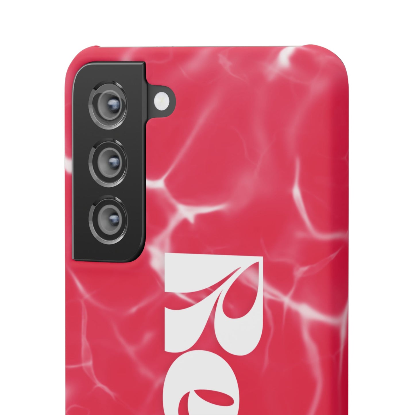 Vibrant Red Snap Case for iPhone, Trendy Phone Cover, Gift for Her, Summer Accessory, Stylish Tech Protection