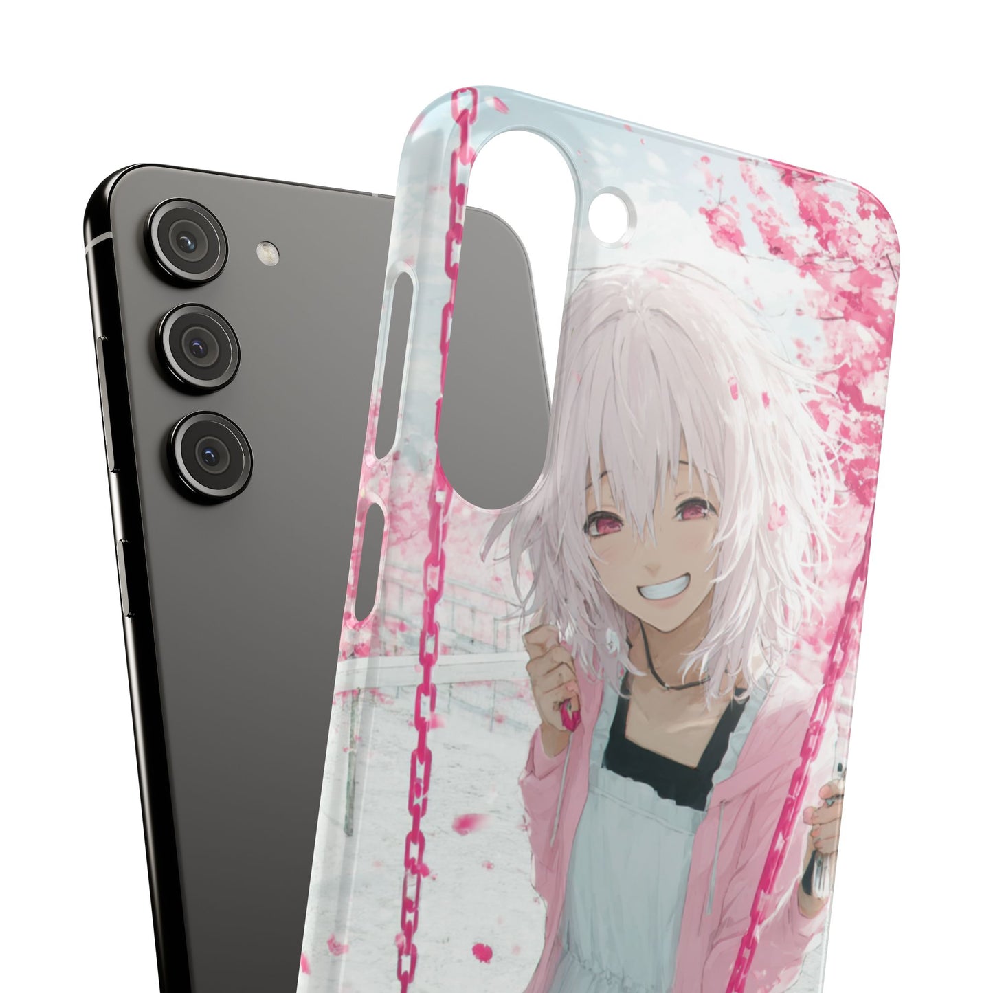 Anime Character Snap Cases for Phone, Cute Aesthetic Phone Cover, Gifts for Otaku, Floral Design, Unique Phone Cases