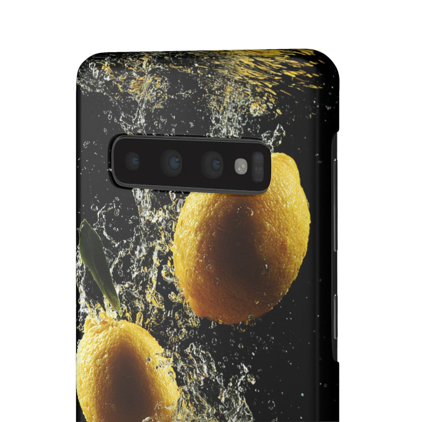 Lemon Splash Phone Case - Vibrant Snap Case, Fruit Lover Gift, Summer Vibes, Kitchen Decor, Unique Phone Accessories