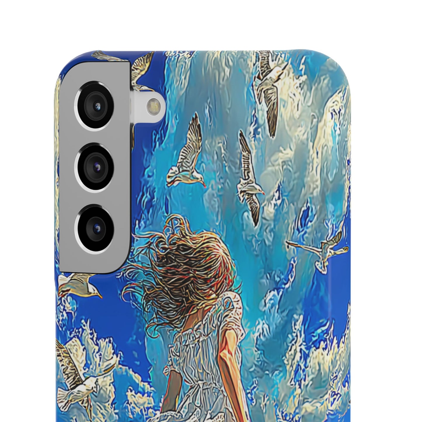 Dreamy Seaside Snap Case, Ocean Waves Phone Cover, Summer Vibe Gift, Cute Aesthetic Accessory, Beach Lover Case