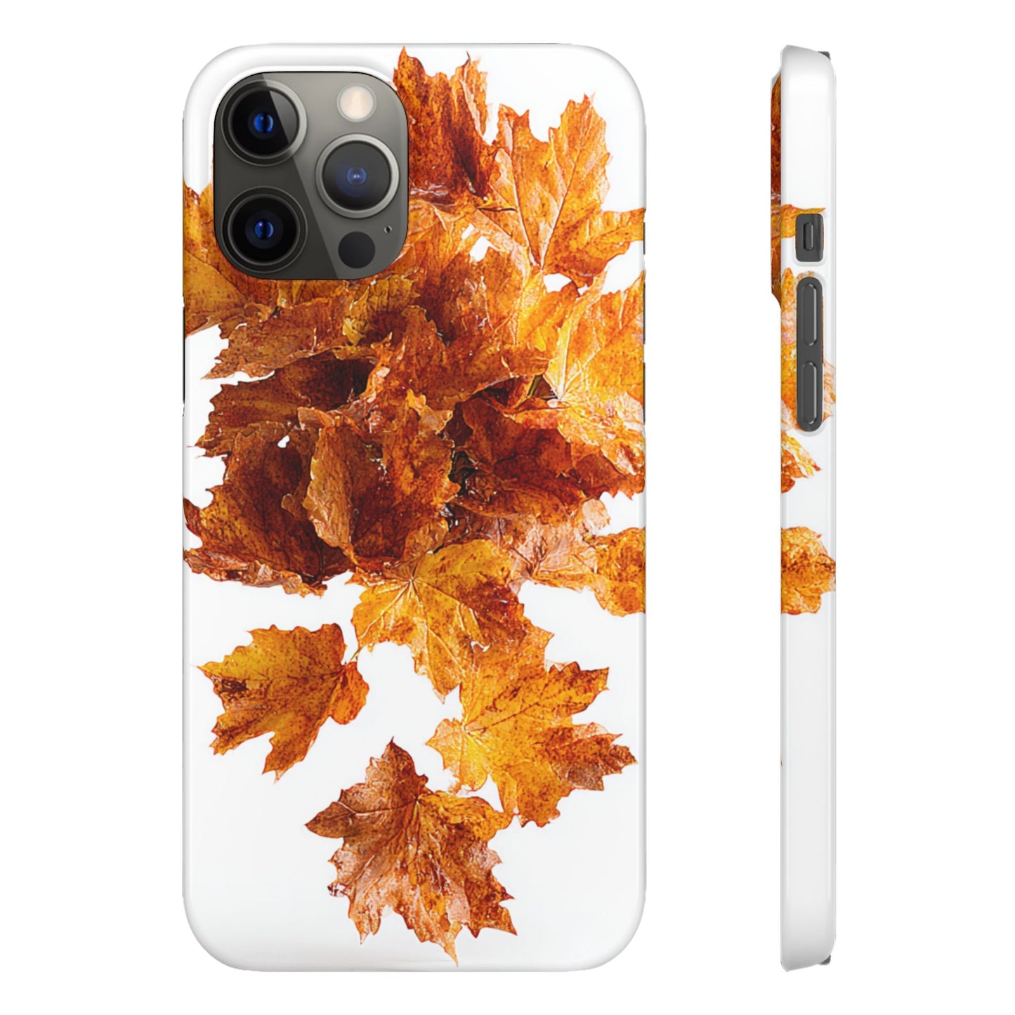 Autumn Leaf Phone Case | Fall Snap Cases, Phone Accessories, Nature Lover Gift, Seasonal Decor, Cozy Fall Vibes