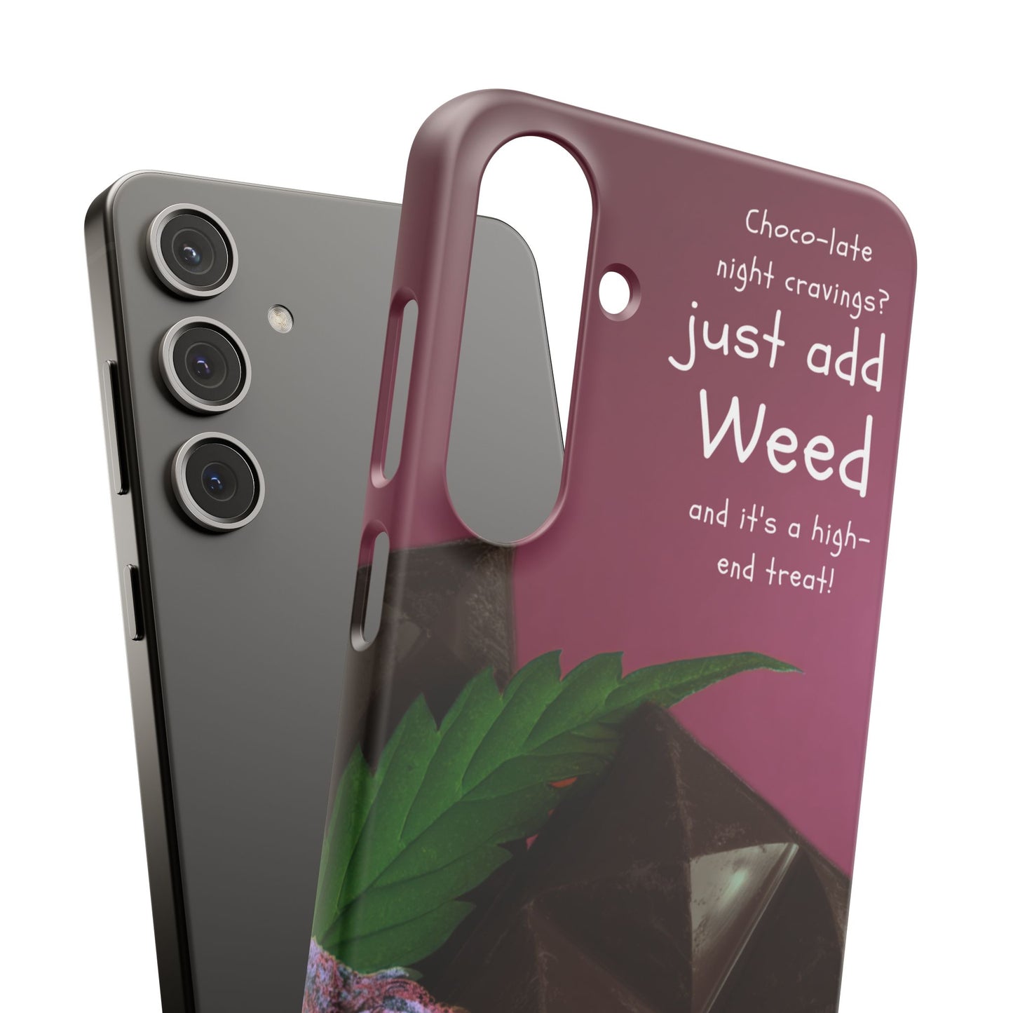 High-End Treat Snap Cases for Weed Enthusiasts Iphone and Samsung Phone Cover