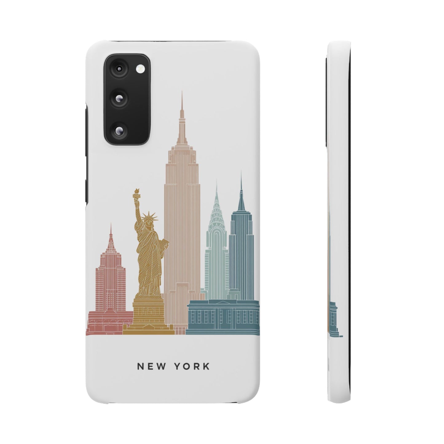 Stylish New York Snap Case, Urban Phone Cover, Cityscape Phone Case, Gift for Travelers, Trendy Protective Case