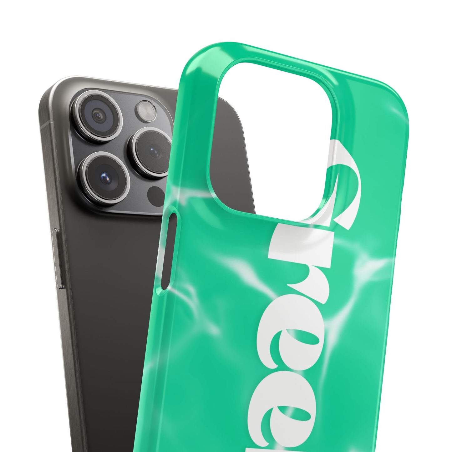Aqua Pool Vibe Snap Case, Tropical Phone Cover, Summer Accessory, Trendy Gift for Friends, Beach Lover's Essential