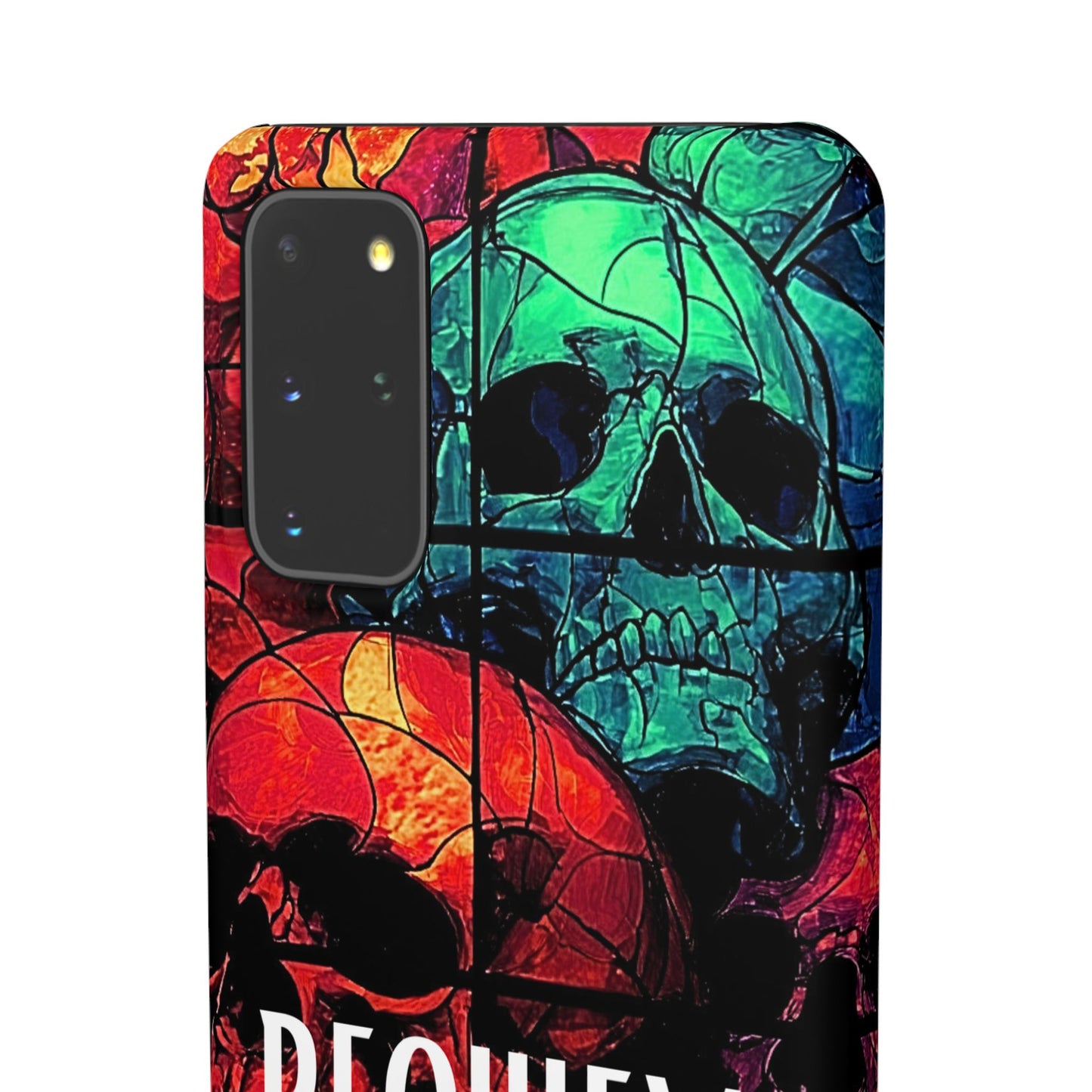 Halloween Custom Requiem Skull Snap Case Phone Cover for iPhone and Samsung