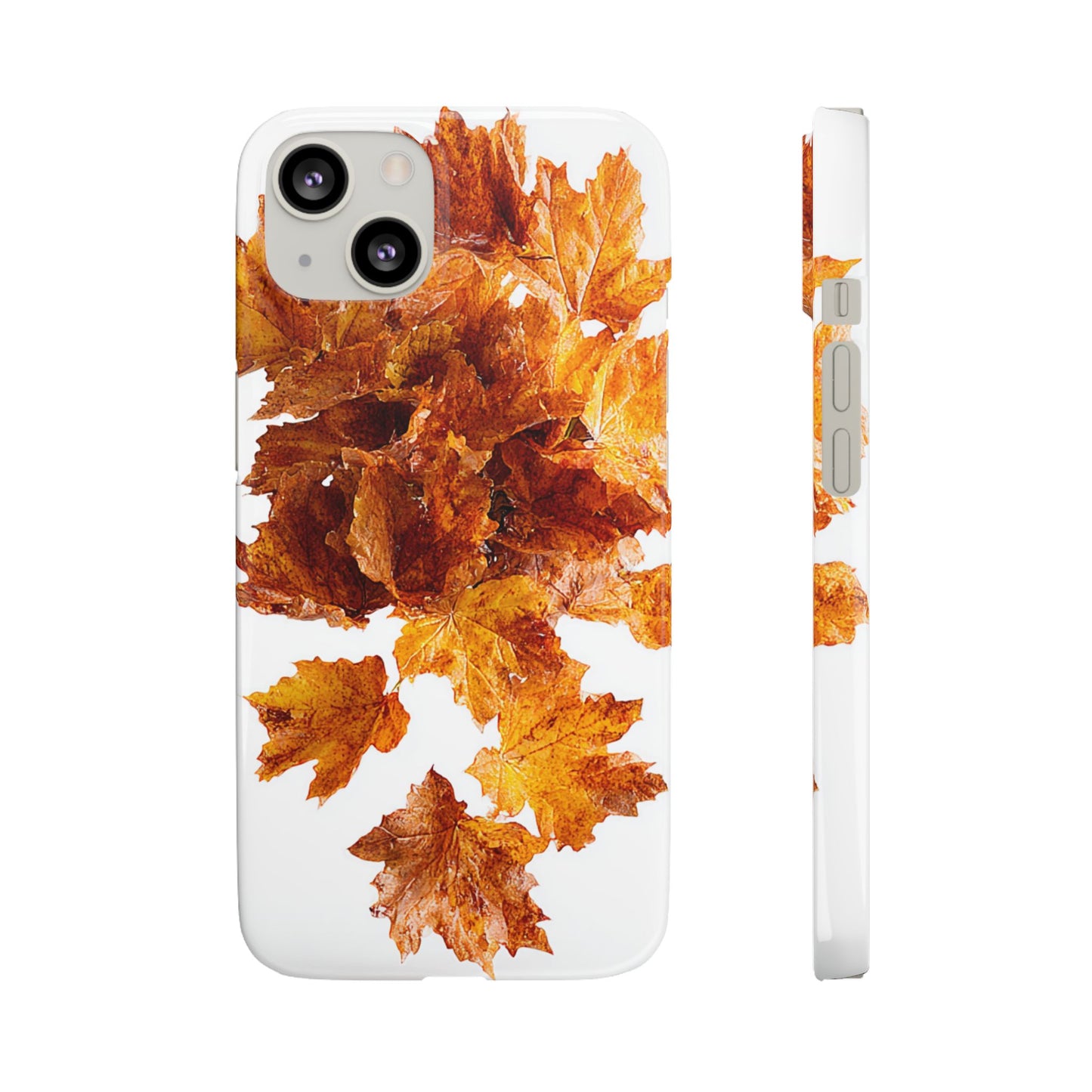 Autumn Leaf Phone Case | Fall Snap Cases, Phone Accessories, Nature Lover Gift, Seasonal Decor, Cozy Fall Vibes