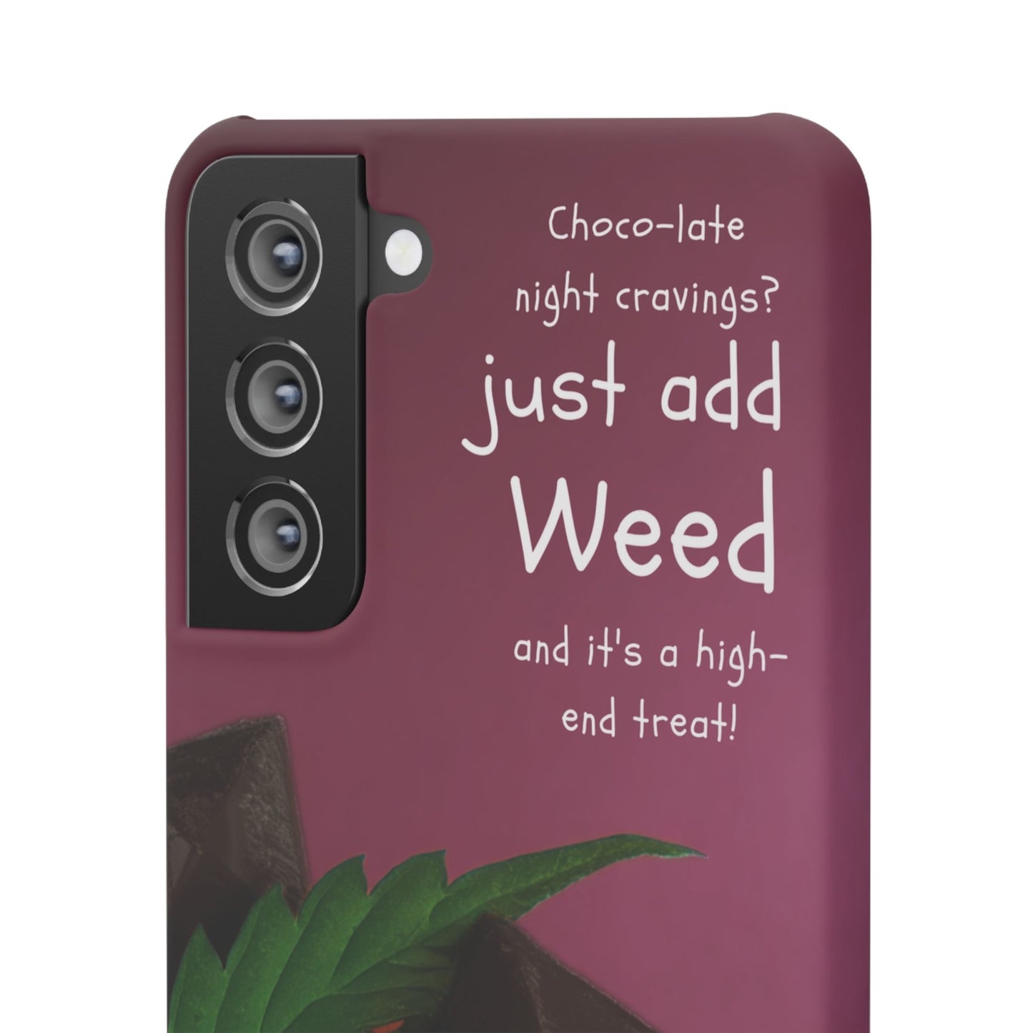 High-End Treat Snap Cases for Weed Enthusiasts Iphone and Samsung Phone Cover