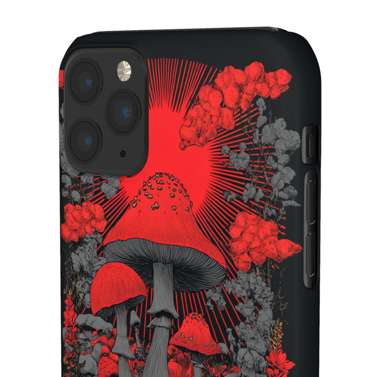 Fantasy Mushroom Snap Case Custom Phone Cover for iPhone and Samsung Mate and Glossy Avvialable